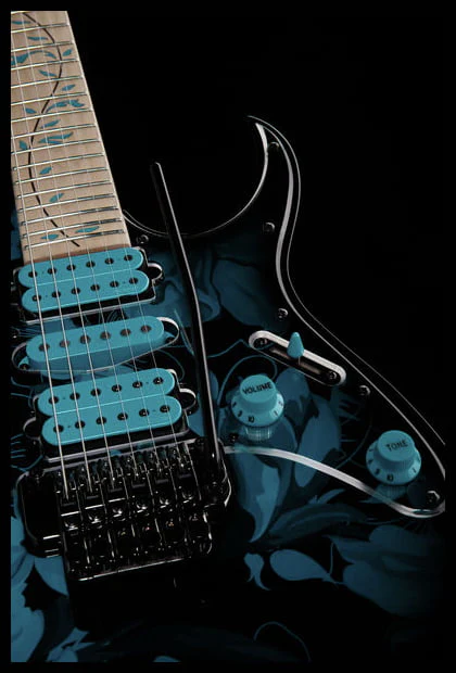 IBANEZ JEM77P BFP PREMIUM GUITARRA ELECTRICA BLUE FLORAL PATTERN - Image 23