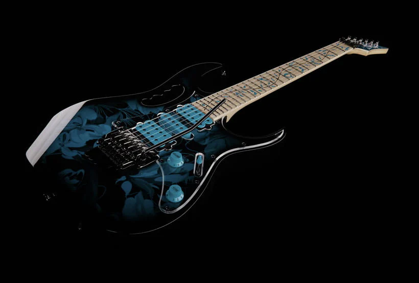 IBANEZ JEM77P BFP PREMIUM GUITARRA ELECTRICA BLUE FLORAL PATTERN - Image 24