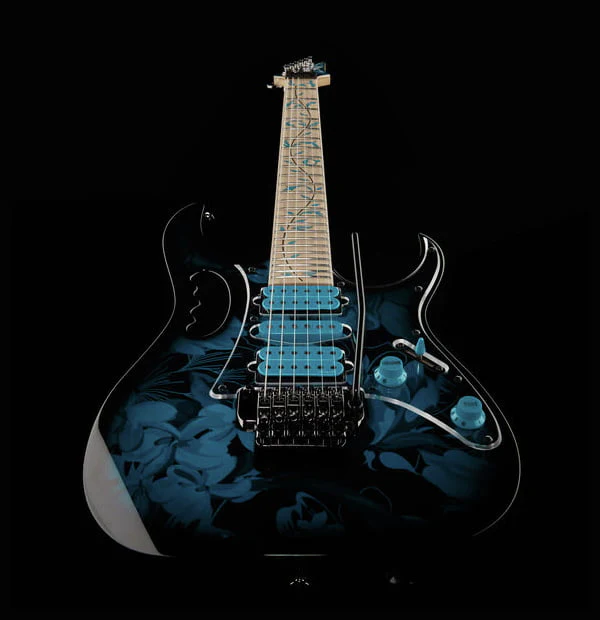 IBANEZ JEM77P BFP PREMIUM GUITARRA ELECTRICA BLUE FLORAL PATTERN - Image 27