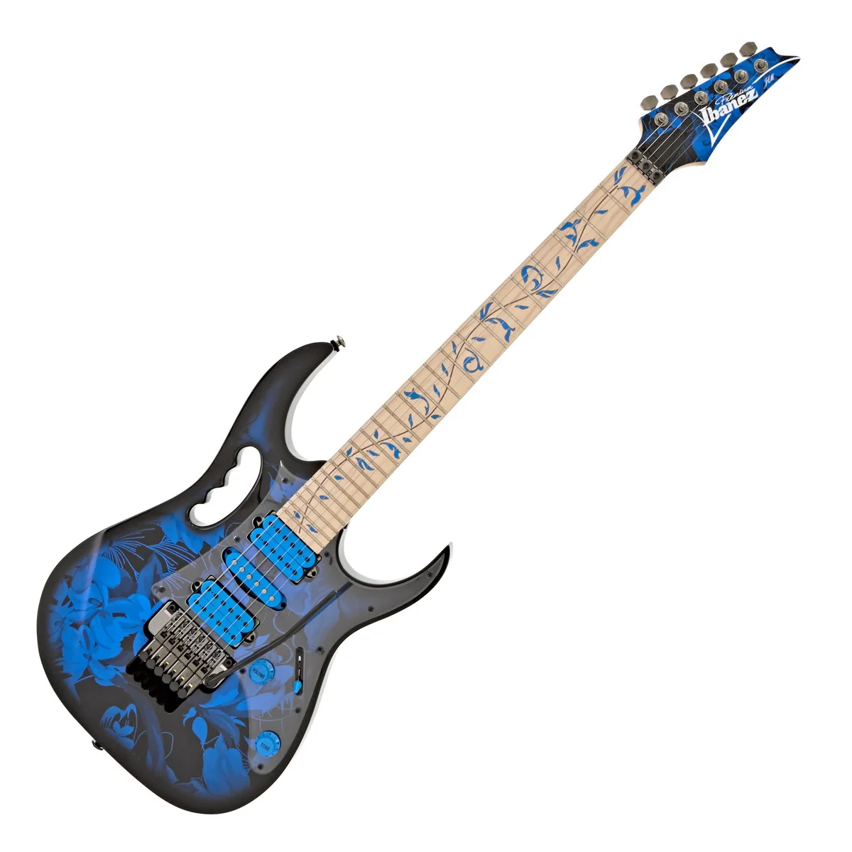 IBANEZ JEM77P BFP PREMIUM GUITARRA ELECTRICA BLUE FLORAL PATTERN - Image 7