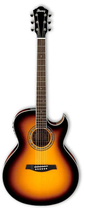 IBANEZ JSA5 VB JOE SATRIANI GUITARRA ELECTROACUSTICA VINTAGE BURST