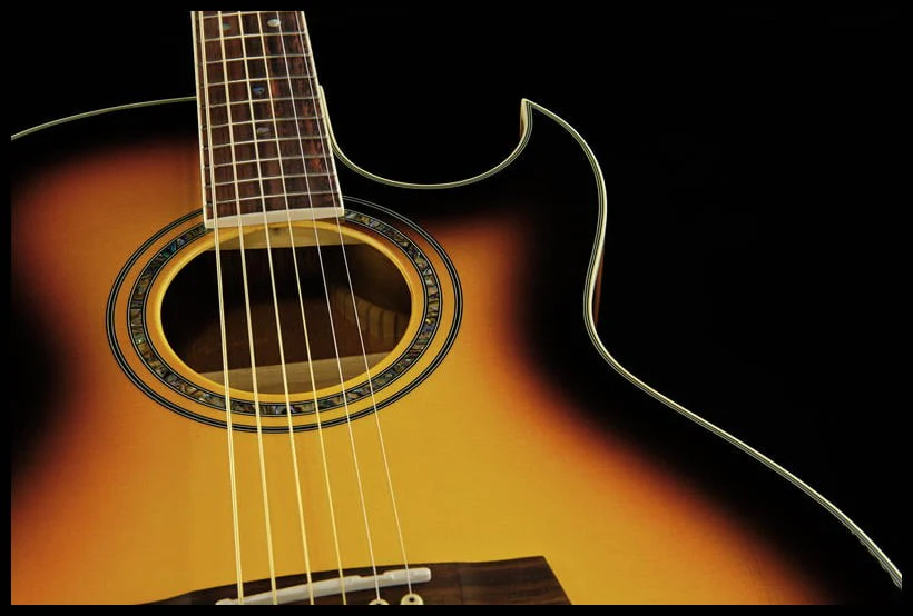 IBANEZ JSA5 VB JOE SATRIANI GUITARRA ELECTROACUSTICA VINTAGE BURST - Image 11