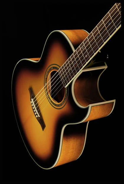 IBANEZ JSA5 VB JOE SATRIANI GUITARRA ELECTROACUSTICA VINTAGE BURST - Image 14