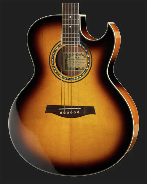 IBANEZ JSA5 VB JOE SATRIANI GUITARRA ELECTROACUSTICA VINTAGE BURST - Image 7