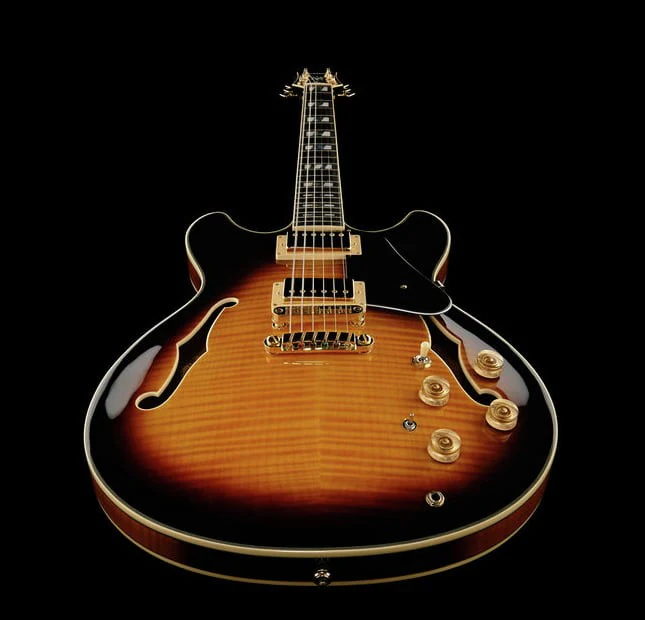 IBANEZ JSM10 VYS GUITARRA ELECTRICA HOLLOW BODY VINTAGE YELLOW SUNBURST - Image 14