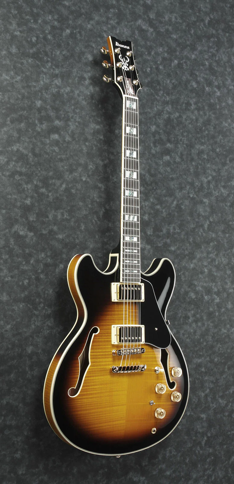 IBANEZ JSM10 VYS GUITARRA ELECTRICA HOLLOW BODY VINTAGE YELLOW SUNBURST - Image 2