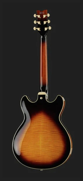 IBANEZ JSM10 VYS GUITARRA ELECTRICA HOLLOW BODY VINTAGE YELLOW SUNBURST - Image 6