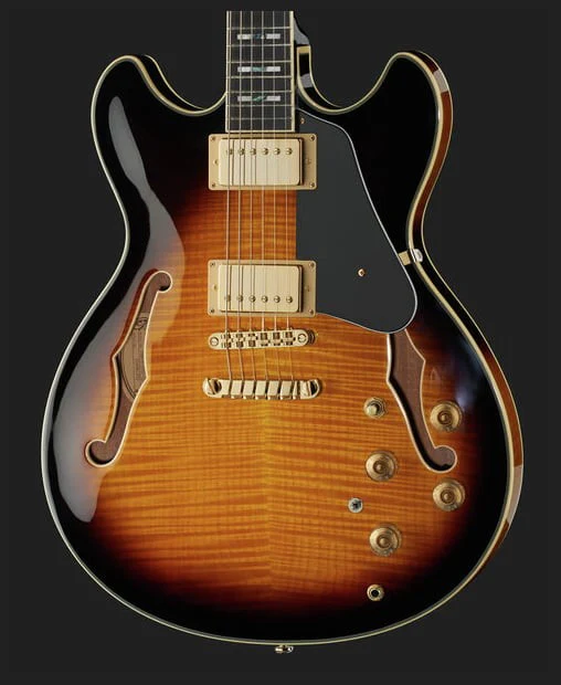 IBANEZ JSM10 VYS GUITARRA ELECTRICA HOLLOW BODY VINTAGE YELLOW SUNBURST - Image 7