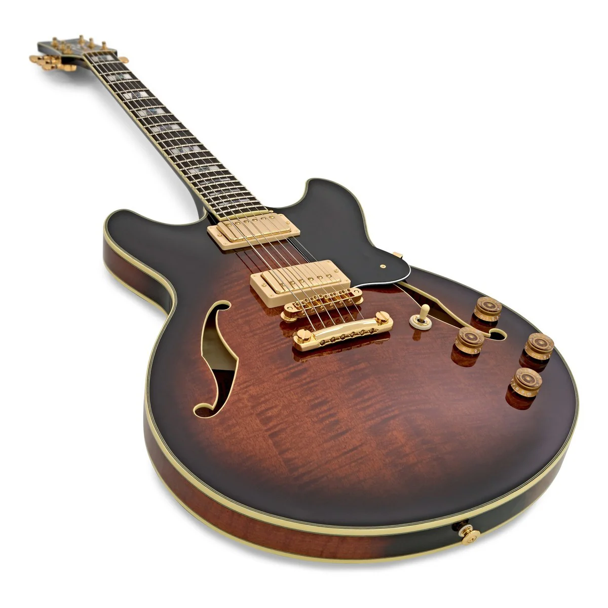 IBANEZ JSM100 VT GUITARRA ELECTRICA HOLLOW BODY VINTAGE SUNBURST - Image 3