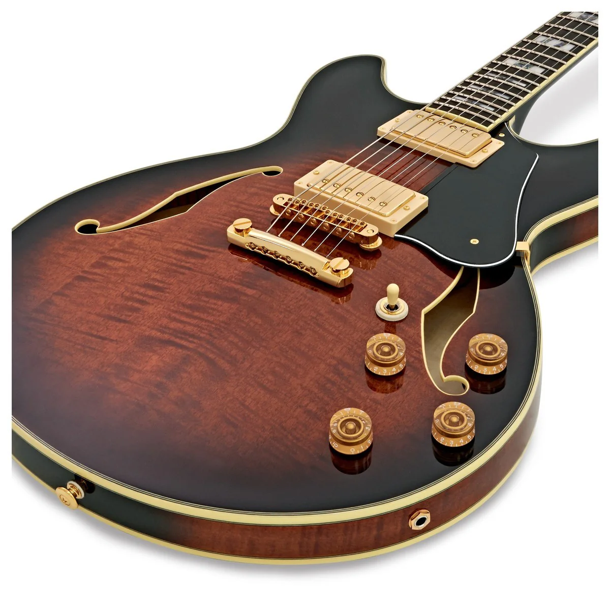 IBANEZ JSM100 VT GUITARRA ELECTRICA HOLLOW BODY VINTAGE SUNBURST - Image 4