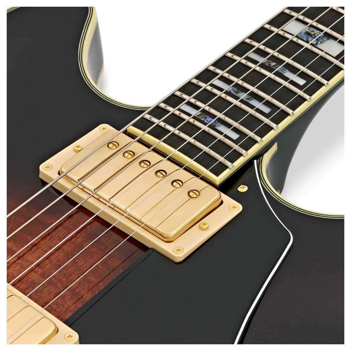 IBANEZ JSM100 VT GUITARRA ELECTRICA HOLLOW BODY VINTAGE SUNBURST - Image 5