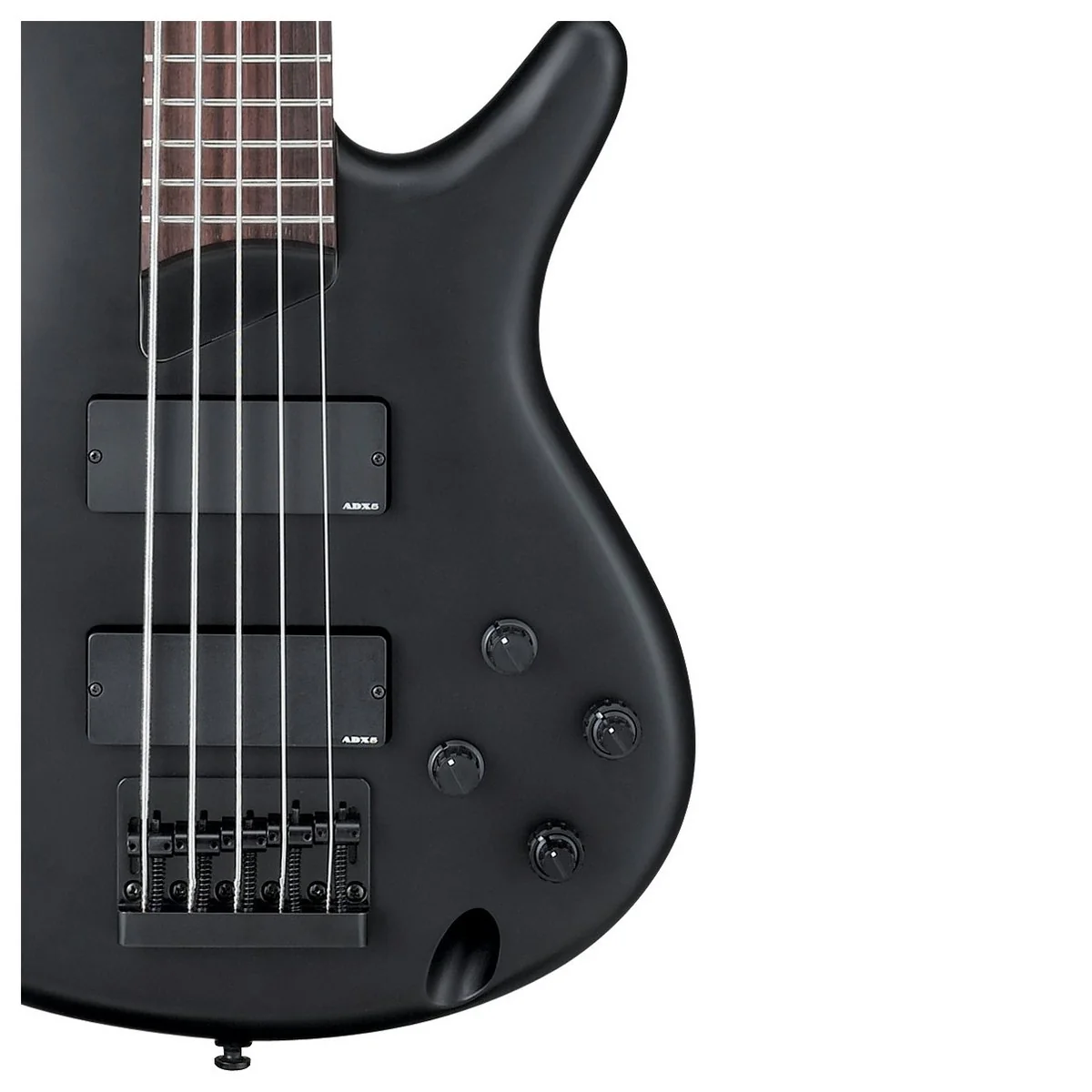 IBANEZ K5 BKF FIELDY BAJO ELECTRICO 5 CUERDAS BLACK FLAT - Image 3