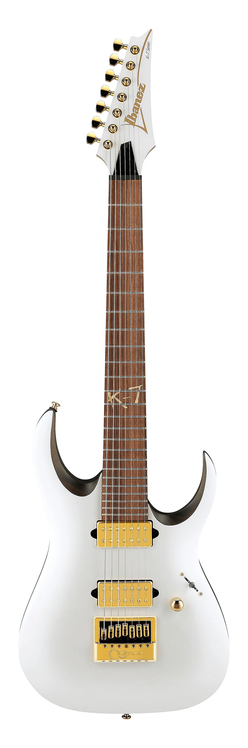 IBANEZ K7YANG MUNKY SIGNATURE GUITARRA ELECTRICA 7 CUERDAS BLANCA