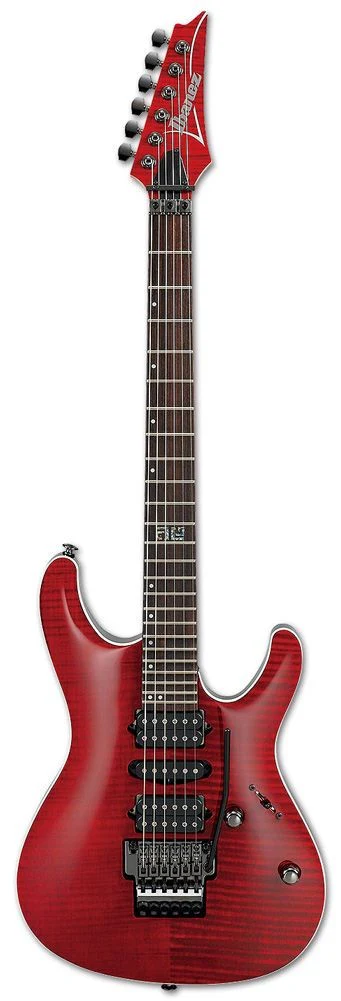 IBANEZ KIKO100 TRR KIKO LOUREIRO GUITARRA ELECTRICA ROJO TRANSPARENTE