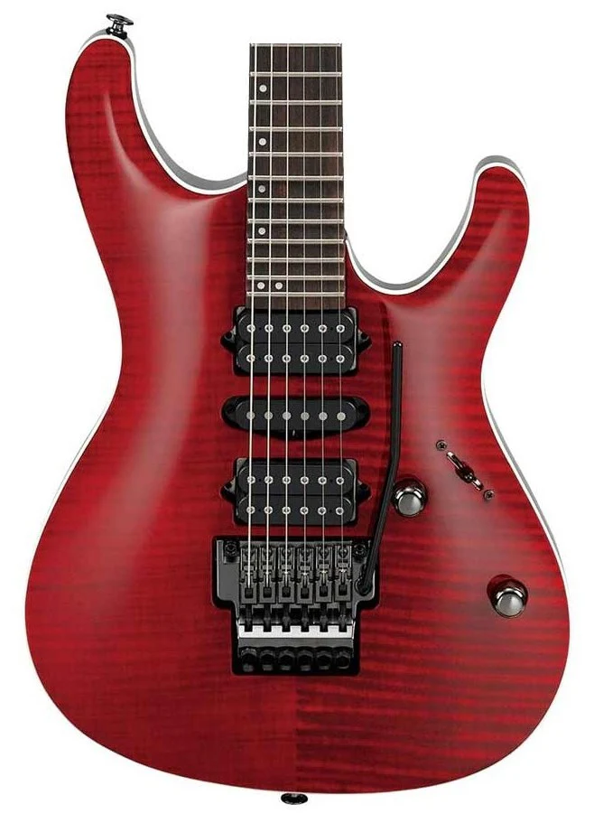 IBANEZ KIKO100 TRR KIKO LOUREIRO GUITARRA ELECTRICA ROJO TRANSPARENTE - Image 2
