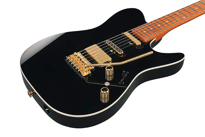 IBANEZ LB1 BK LARI BASILIO GUITARRA ELECTRICA NEGRA - Image 4