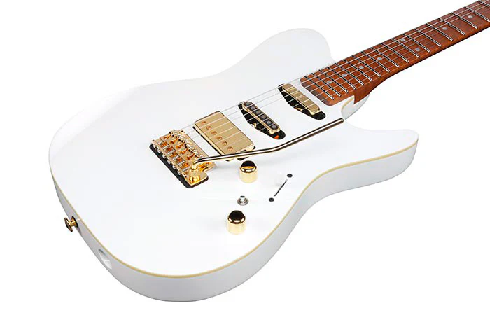IBANEZ LB1 WH LARI BASILIO GUITARRA ELECTRICA BLANCA - Image 8