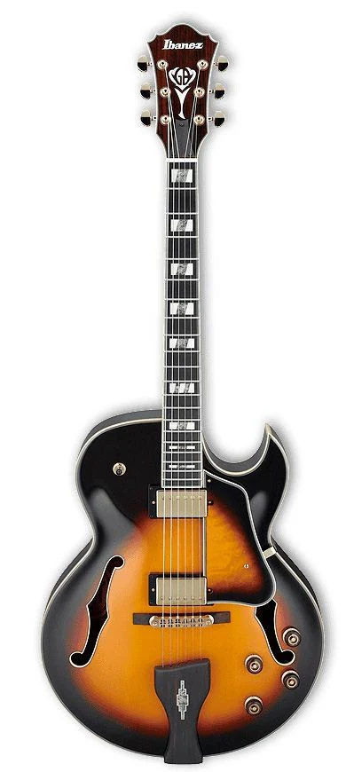 IBANEZ LGB30 VYS GUITARRA ELECTRICA HOLLOW BODY VINTAGE YELLOW SUNBURST