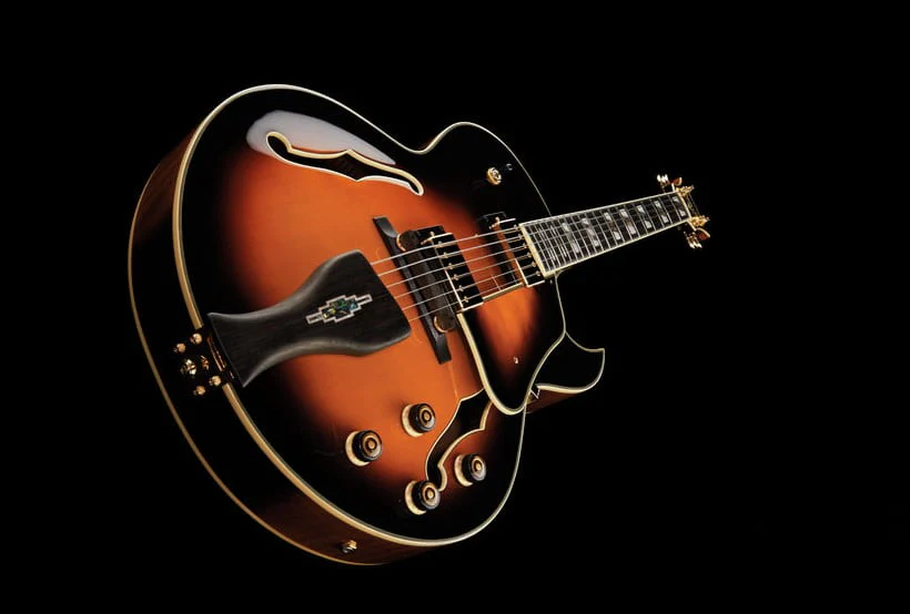 IBANEZ LGB30 VYS GUITARRA ELECTRICA HOLLOW BODY VINTAGE YELLOW SUNBURST - Image 14