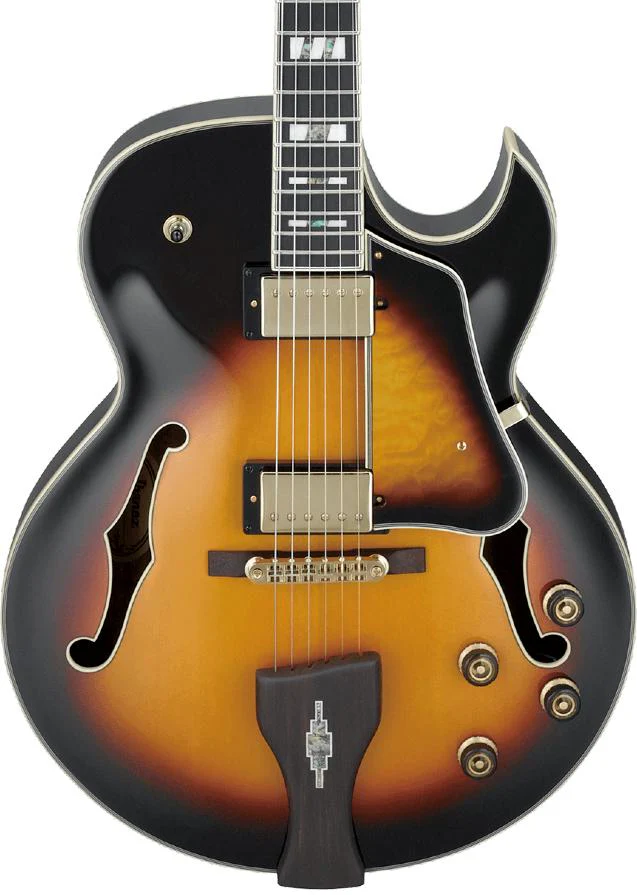 IBANEZ LGB30 VYS GUITARRA ELECTRICA HOLLOW BODY VINTAGE YELLOW SUNBURST - Image 3