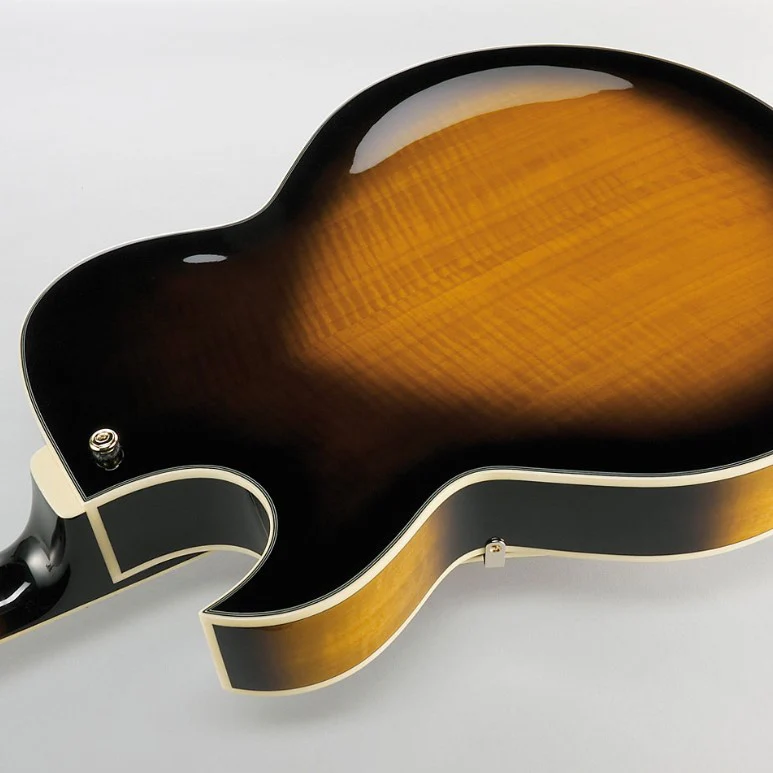 IBANEZ LGB30 VYS GUITARRA ELECTRICA HOLLOW BODY VINTAGE YELLOW SUNBURST - Image 5