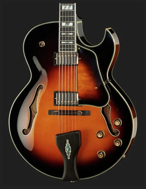 IBANEZ LGB30 VYS GUITARRA ELECTRICA HOLLOW BODY VINTAGE YELLOW SUNBURST - Image 9