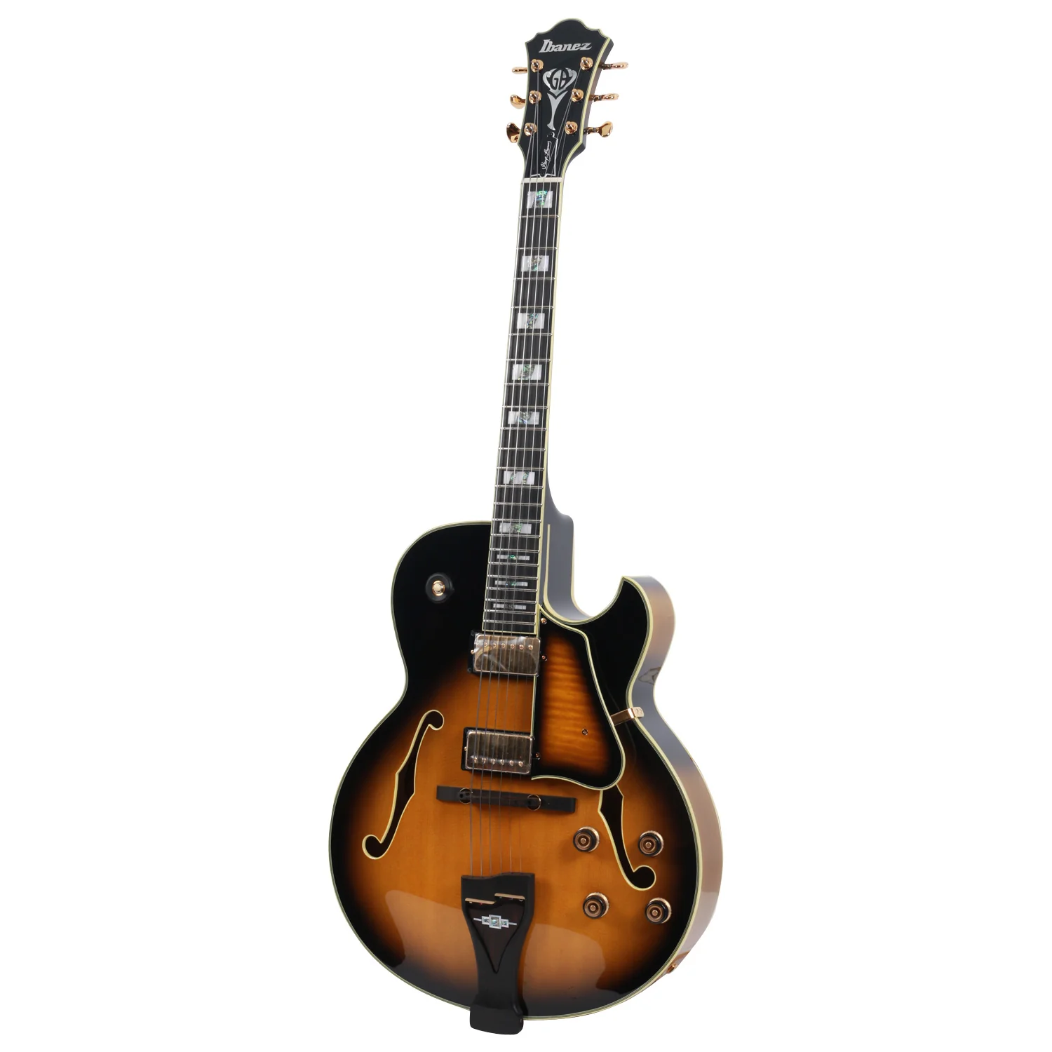 IBANEZ LGB300 VYS GUITARRA ELECTRICA HOLLOW BODY VINTAGE YELLOW SUNBURST - Image 2