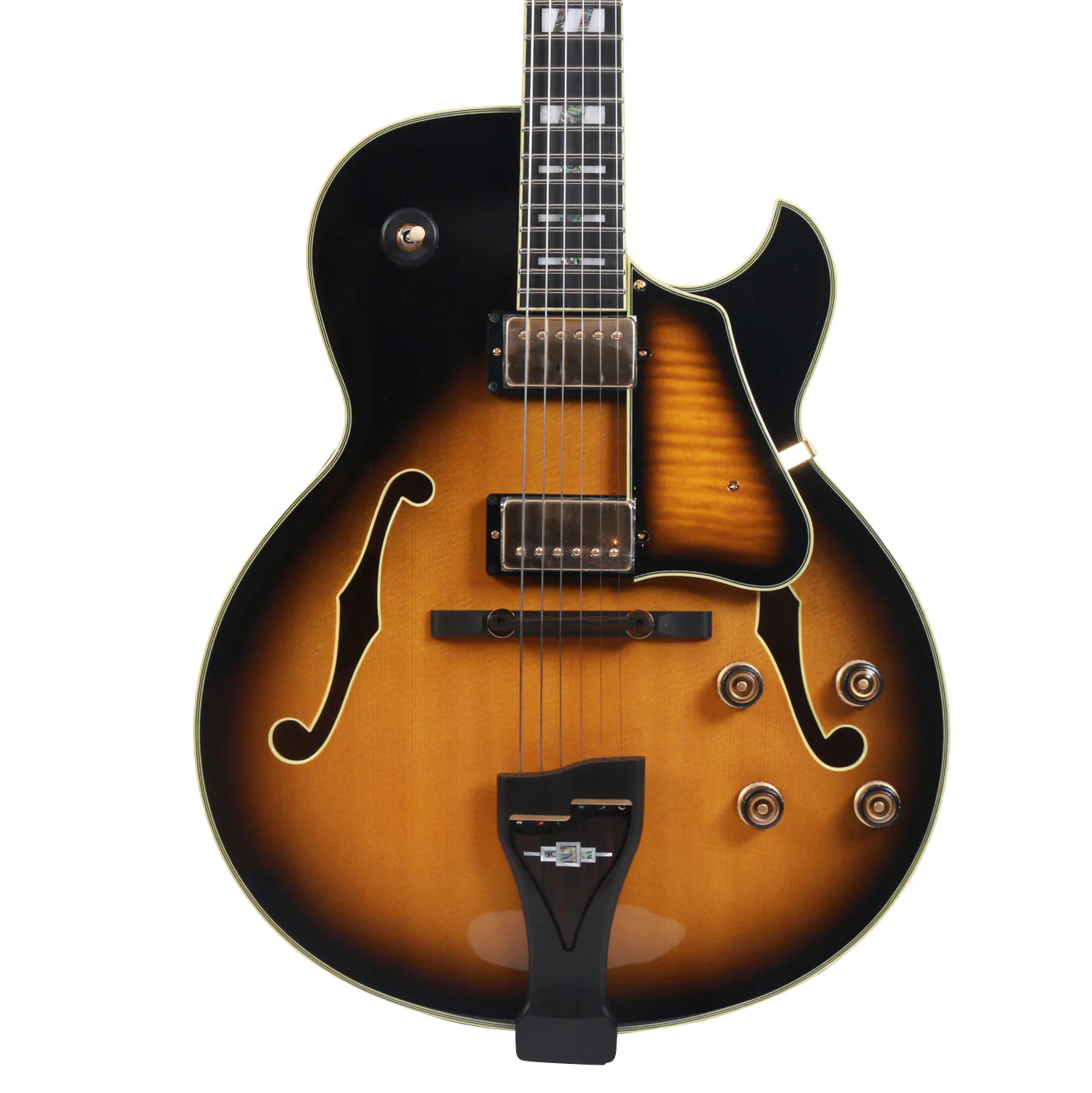 IBANEZ LGB300 VYS GUITARRA ELECTRICA HOLLOW BODY VINTAGE YELLOW SUNBURST - Image 4