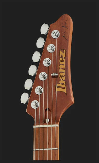 IBANEZ MM1 TAB MARTIN MILLER SIGNATURE GUITARRA ELECTRICA TRANSPARENT AQUA BLUE - Image 16