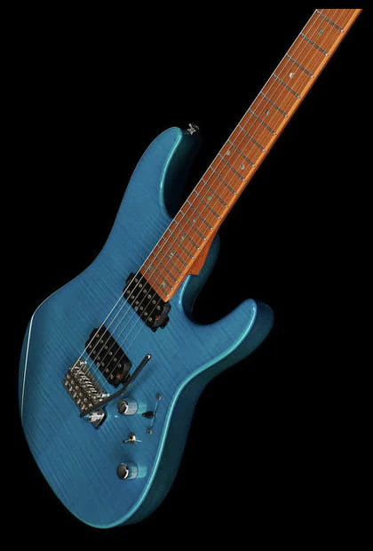 IBANEZ MM1 TAB MARTIN MILLER SIGNATURE GUITARRA ELECTRICA TRANSPARENT AQUA BLUE - Image 21