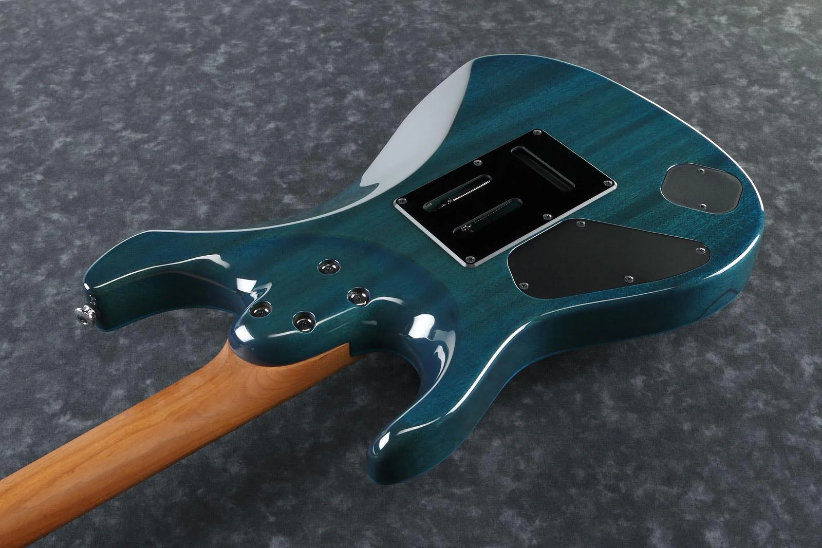 IBANEZ MM1 TAB MARTIN MILLER SIGNATURE GUITARRA ELECTRICA TRANSPARENT AQUA BLUE - Image 8