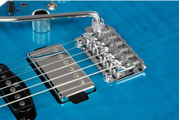 IBANEZ MMN1 TAB MARTIN MILLER SIGNATURE GUITARRA ELECTRICA TRANSPARENT AQUA BLUE - Image 10