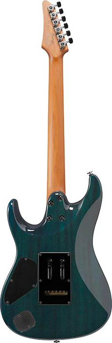 IBANEZ MMN1 TAB MARTIN MILLER SIGNATURE GUITARRA ELECTRICA TRANSPARENT AQUA BLUE - Image 3