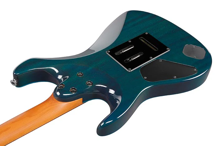 IBANEZ MMN1 TAB MARTIN MILLER SIGNATURE GUITARRA ELECTRICA TRANSPARENT AQUA BLUE - Image 9
