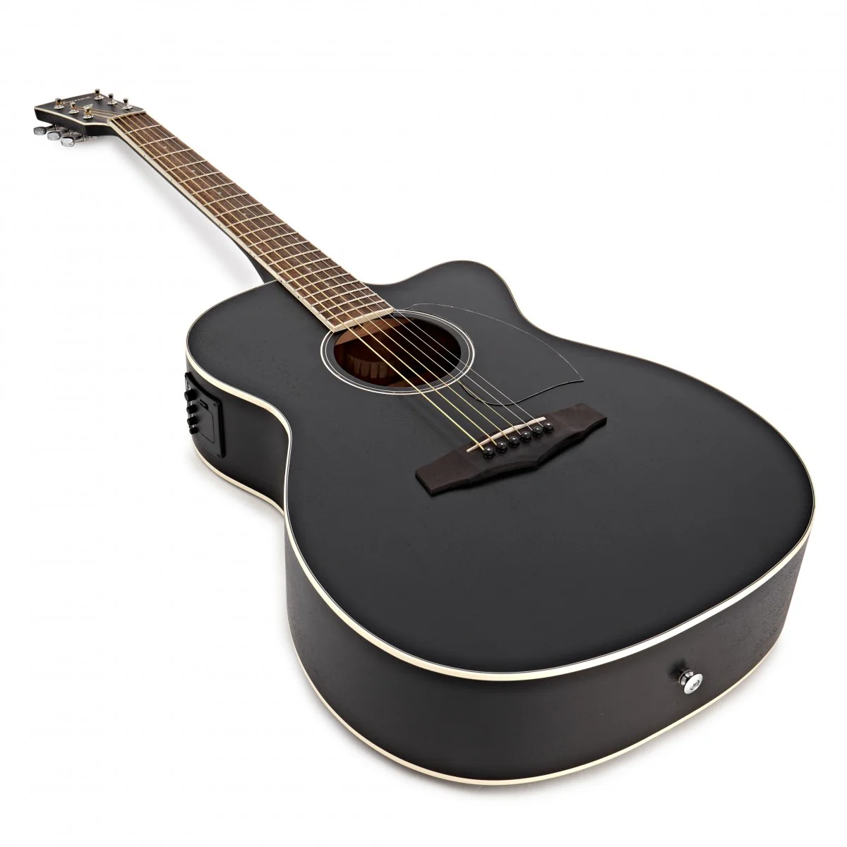 IBANEZ PC14MHCE WK GUITARRA ELECTROACUSTICA GRAN CONCIERTO WEATHERED BLACK - Image 3