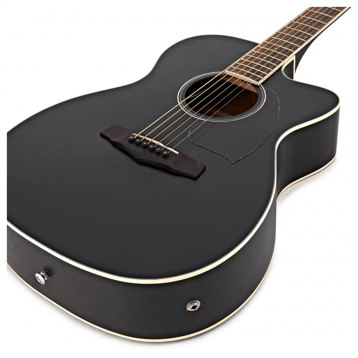 IBANEZ PC14MHCE WK GUITARRA ELECTROACUSTICA GRAN CONCIERTO WEATHERED BLACK - Image 4