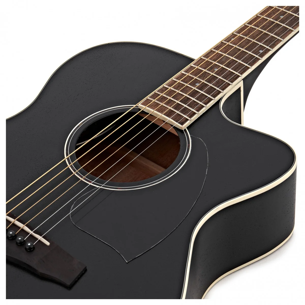 IBANEZ PC14MHCE WK GUITARRA ELECTROACUSTICA GRAN CONCIERTO WEATHERED BLACK - Image 5