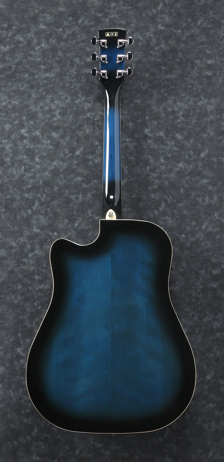 IBANEZ PF15ECE TBS GUITARRA ELECTROACUSTICA TRANSPARENT BLUE SUNBURST - Image 11