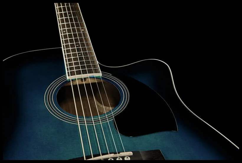 IBANEZ PF15ECE TBS GUITARRA ELECTROACUSTICA TRANSPARENT BLUE SUNBURST - Image 19