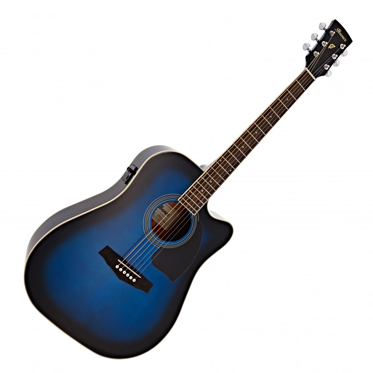 IBANEZ PF15ECE TBS GUITARRA ELECTROACUSTICA TRANSPARENT BLUE SUNBURST - Image 9
