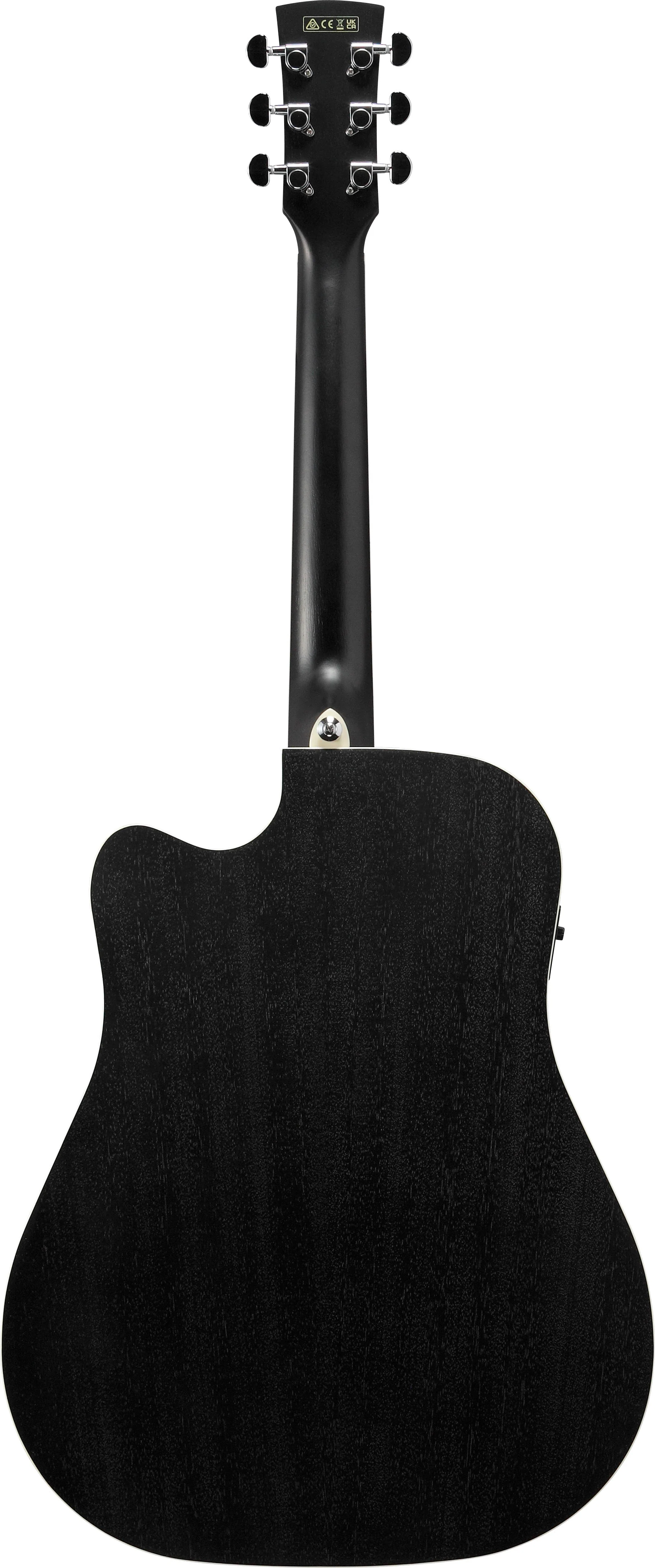 IBANEZ PF16MWCE WK GUITARRA ELECTROACUSTICA DREADNOUGHT WEATHERED BLACK - Image 2