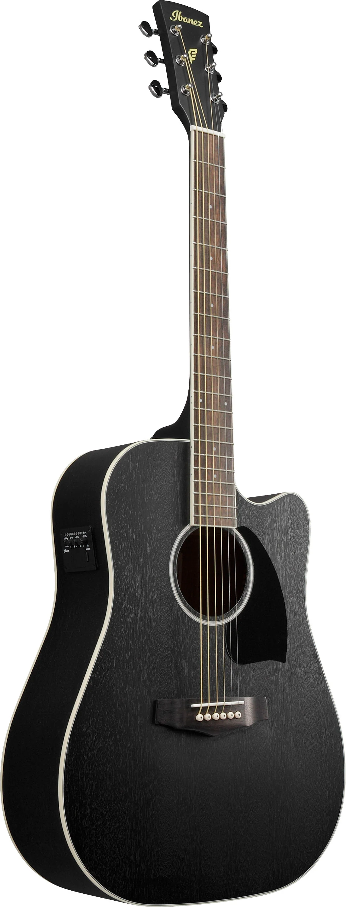 IBANEZ PF16MWCE WK GUITARRA ELECTROACUSTICA DREADNOUGHT WEATHERED BLACK - Image 3