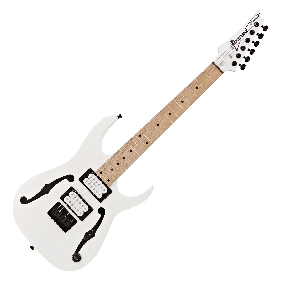 IBANEZ PGMM31 WH MIKRO PAUL GILBERT GUITARRA ELECTRICA BLANCA - Image 7