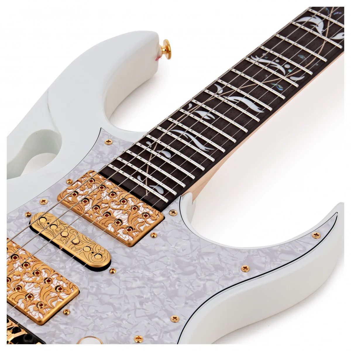 IBANEZ PIA3761 SLW STEVE VAI PRESTIGE GUITARRA ELECTRICA STALLION WHITE - Image 5