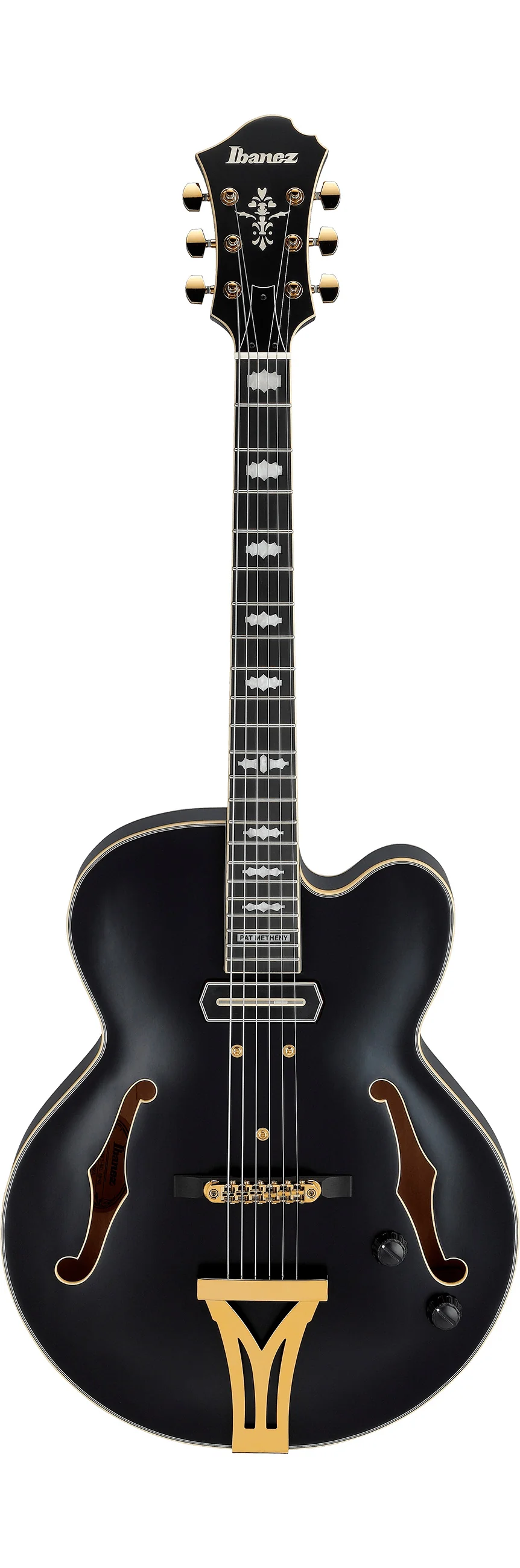 IBANEZ PM3C BKL PAT METHENY GUITARRA ELECTRICA HOLLOW BODY NEGRA