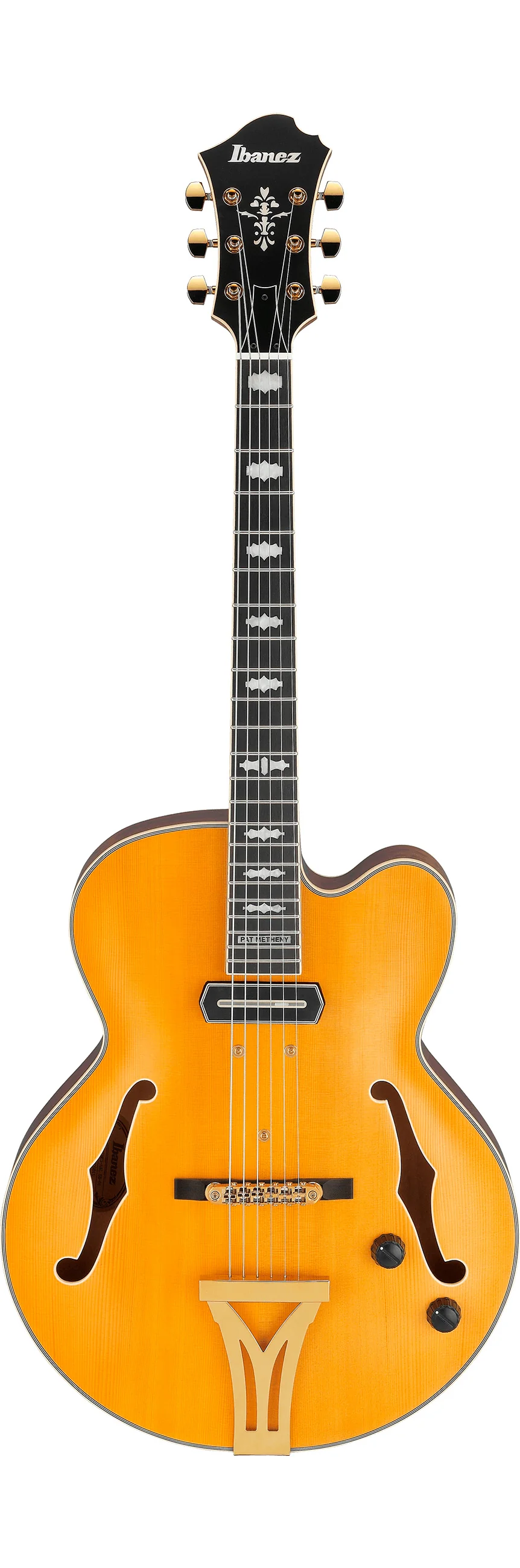 IBANEZ PM3C NAL PAT METHENY GUITARRA ELECTRICA HOLLOW BODY NATURAL AMBER