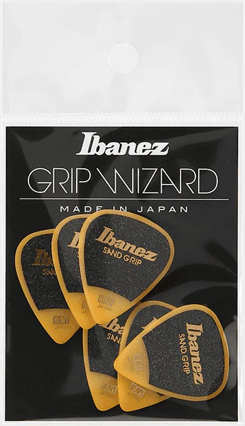 IBANEZ PPA14HSGYE GRIP WIZARD SAND GRIP PACK 6 PUAS AMARILLAS
