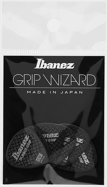 IBANEZ PPA16HRGBK  GRIP WIZARD RUBBER GRIP PACK 6 PUAS HEAVY NEGRAS