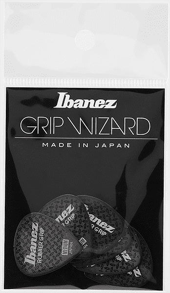 IBANEZ PPA16MRGBK GRIP WIZARD RUBBER GRIP PACK 6 PUAS MEDIUM NEGRAS