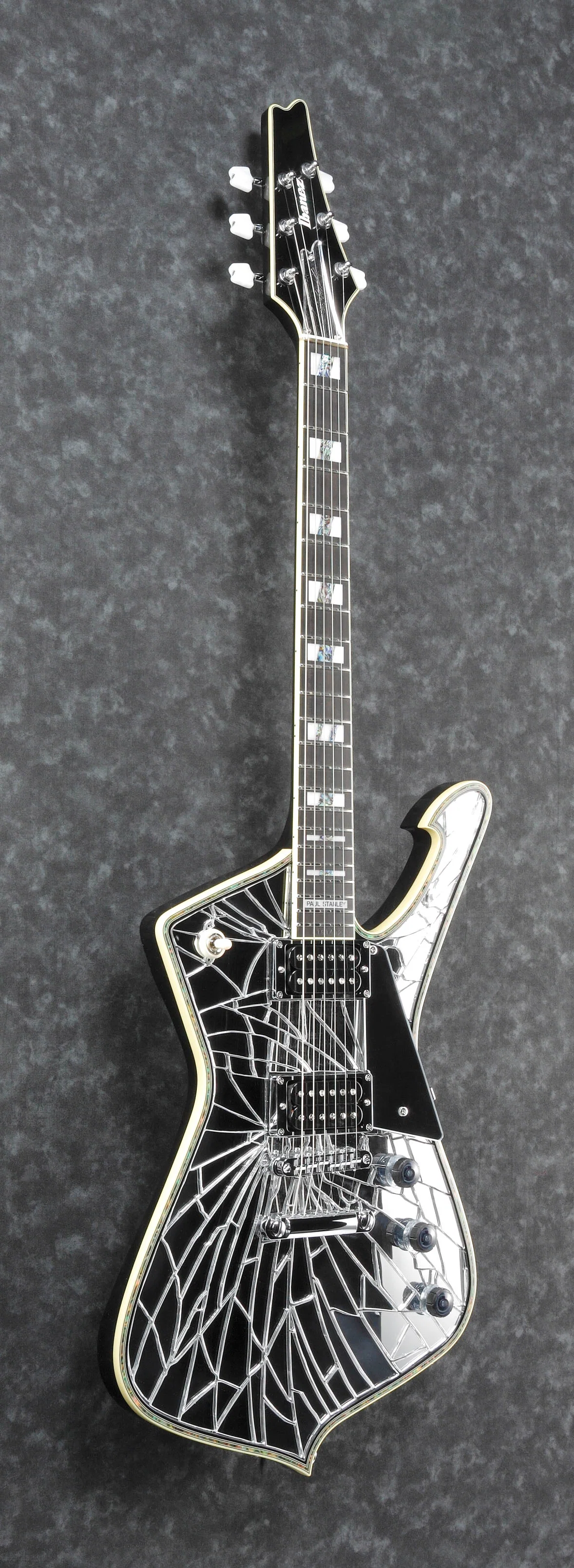 IBANEZ PS1CM PAUL STANLEY SIGNATURE THE CRACKED MIRROR GUITARRA ELECTRICA - Image 2